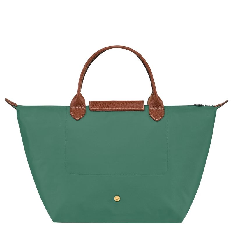 Olive Women's Longchamp Le Pliage Original M Handbag | 0423-FUWYJ