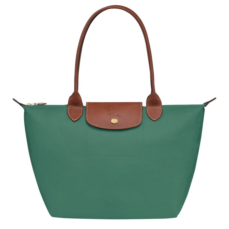 Olive Women\'s Longchamp Le Pliage Original M Tote Bags | 2169-KYNXH