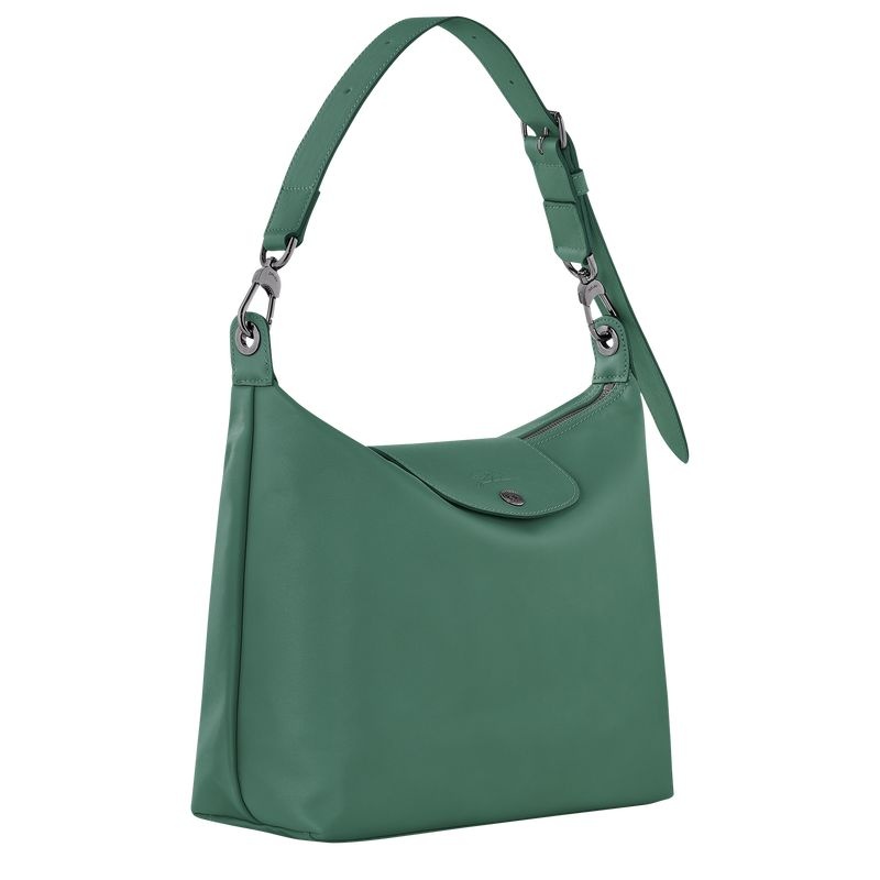 Olive Women's Longchamp Le Pliage Xtra M Hobo Bag | 3791-VIHMG