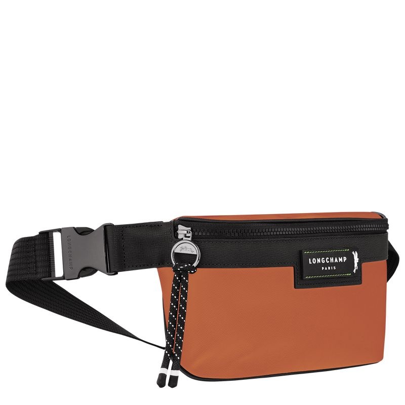 Orange Men's Longchamp Le Pliage Energy M Belt Bags | 4587-KCNLI