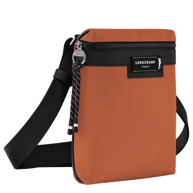 Orange Men's Longchamp Le Pliage Energy S Crossbody Bags | 6918-TIUME