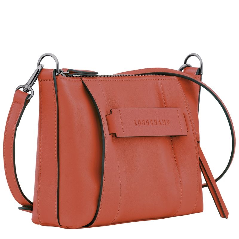 Orange Women's Longchamp 3D S Crossbody Bags | 7904-GCUTS