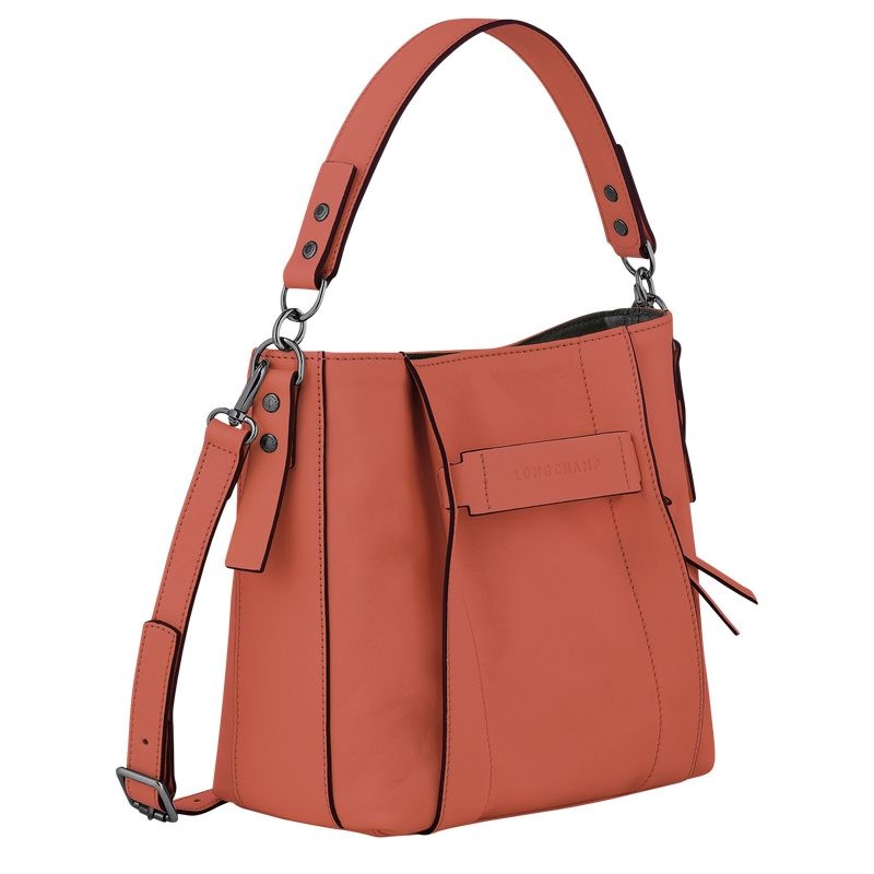 Orange Women's Longchamp 3D S Crossbody Bags | 6183-WDQCU