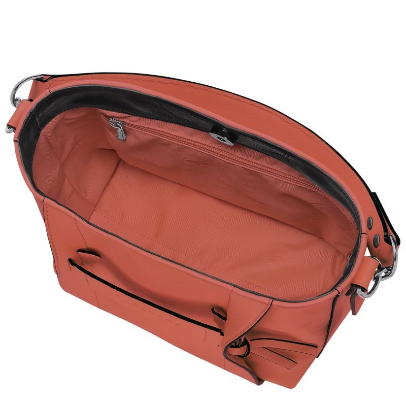 Orange Women's Longchamp 3D S Crossbody Bags | 6183-WDQCU