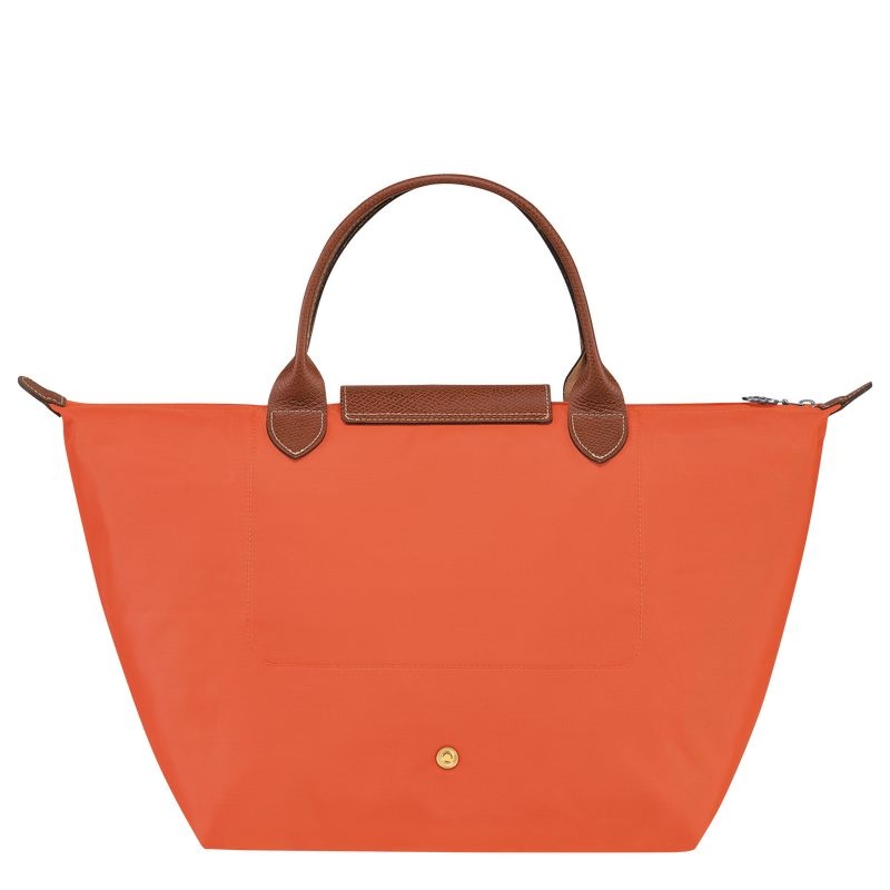 Orange Women's Longchamp Le Pliage Original M Handbag | 5186-UCWDN