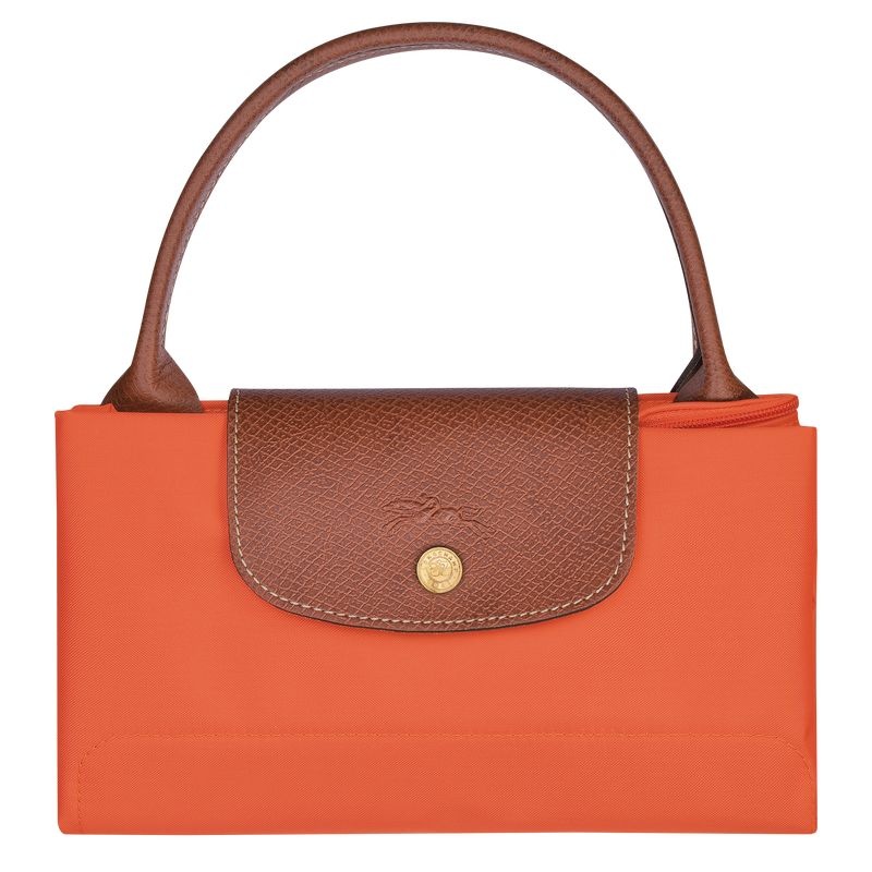 Orange Women's Longchamp Le Pliage Original M Handbag | 5186-UCWDN