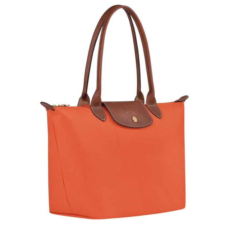 Orange Women's Longchamp Le Pliage Original M Tote Bags | 3615-KYGEJ