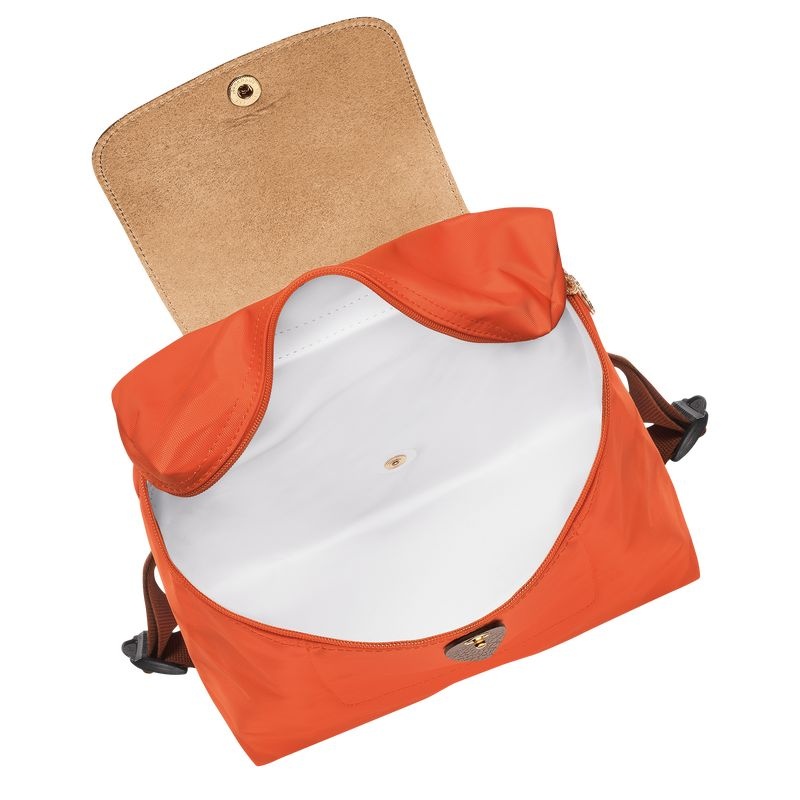 Orange Women's Longchamp Le Pliage Original M Backpacks | 1860-ZNBWJ