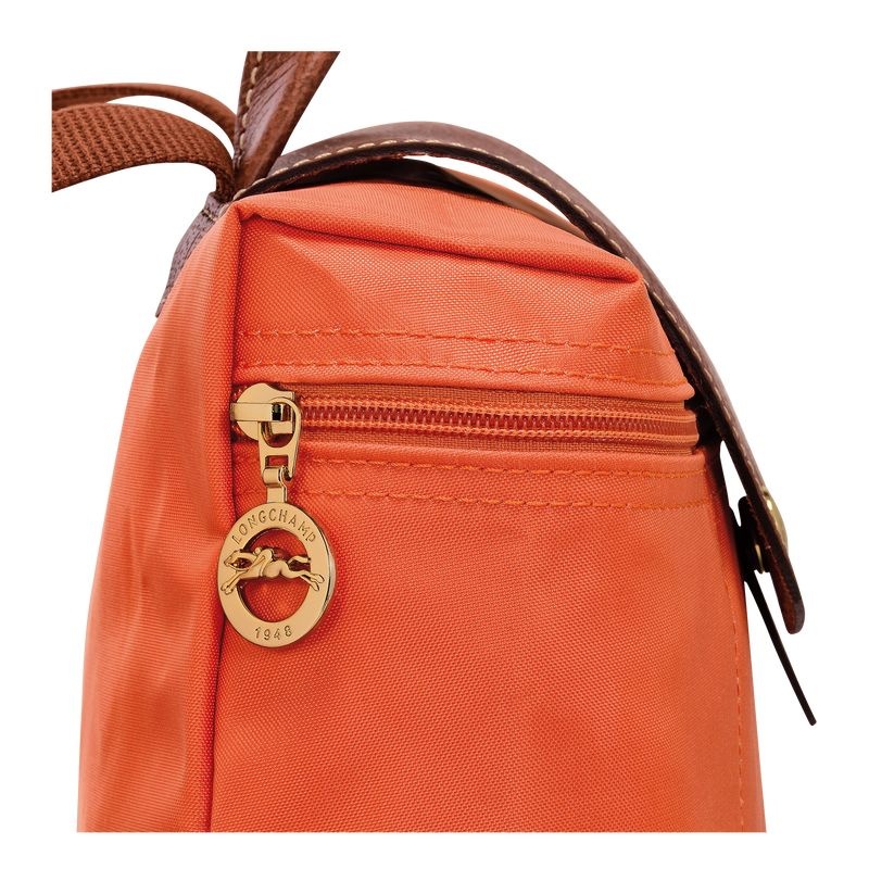 Orange Women's Longchamp Le Pliage Original M Backpacks | 1860-ZNBWJ