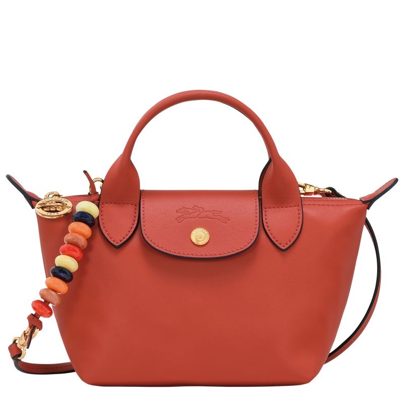 Orange Women\'s Longchamp Le Pliage Xtra XS Handbag | 4280-MEDAI