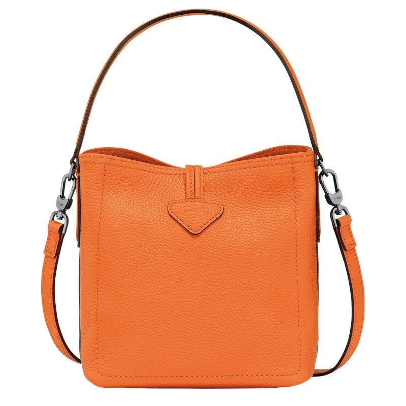 Orange Women's Longchamp Roseau Essential XS Bucket Bags | 8547-PYXGV