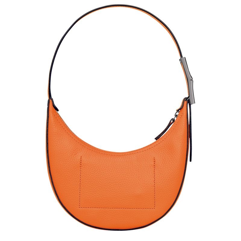 Orange Women's Longchamp Roseau Essential S Hobo Bag | 9065-OFZEL