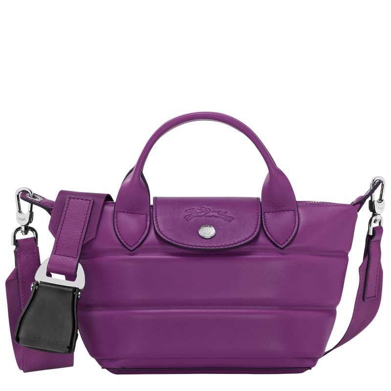 Purple Women\'s Longchamp Le Pliage Xtra XS Handbag | 0186-TDWNF