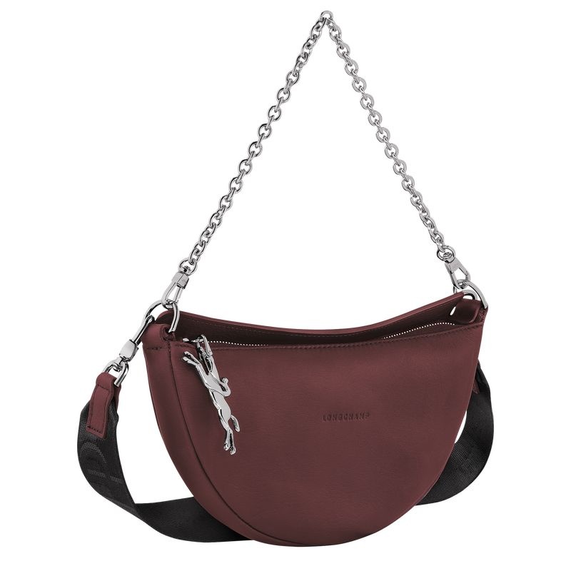 Purple Women's Longchamp Smile S Shoulder Bags | 5729-MCAYG