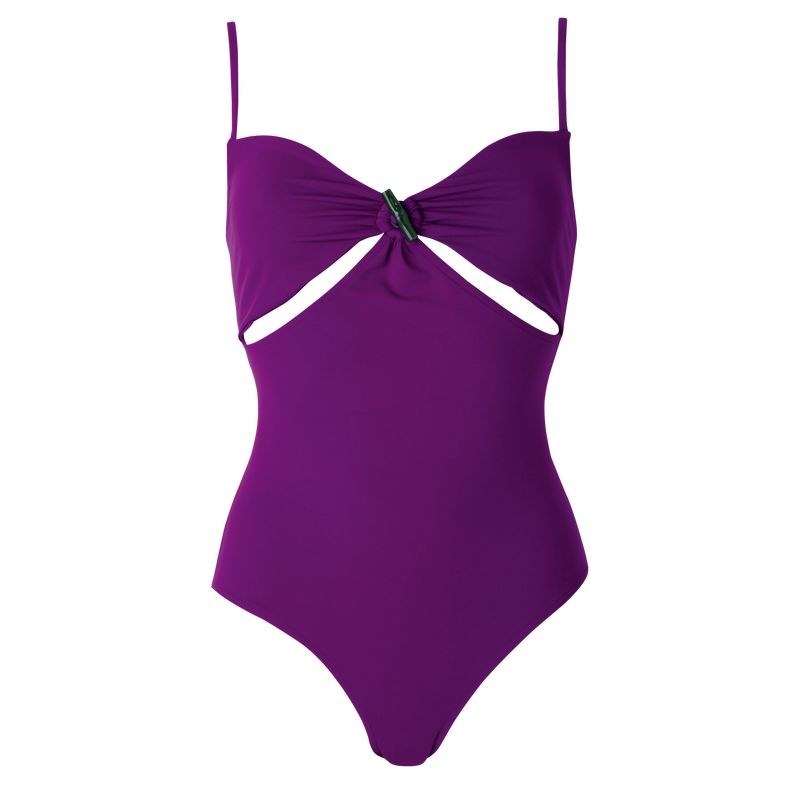 Purple Women\'s Longchamp Swimsuits | 4910-QXYJL