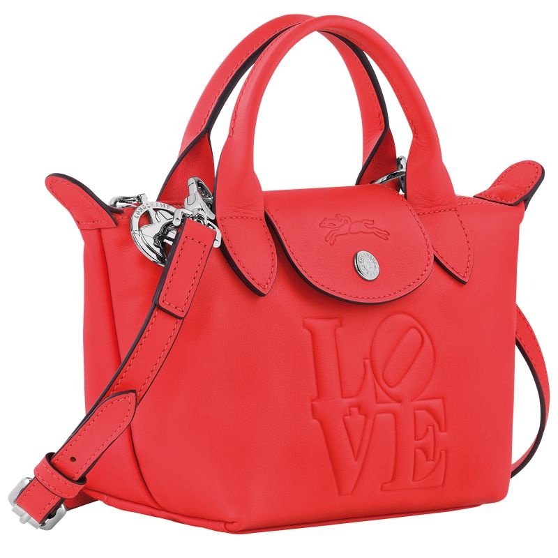 Red Women's Longchamp x Robert Indiana XS Handbag | 9716-BZYQJ