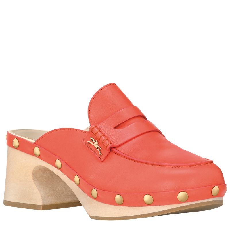 Rose Women's Longchamp La Cigale Clogs | 0345-PISQM