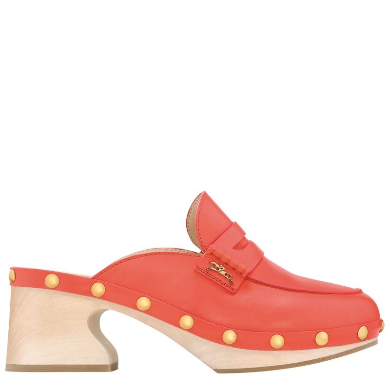 Rose Women\'s Longchamp La Cigale Clogs | 0345-PISQM