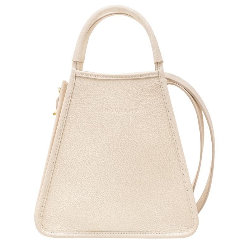 White Women\'s Longchamp Le Foulonné S Handbag | 8256-ZJNCK