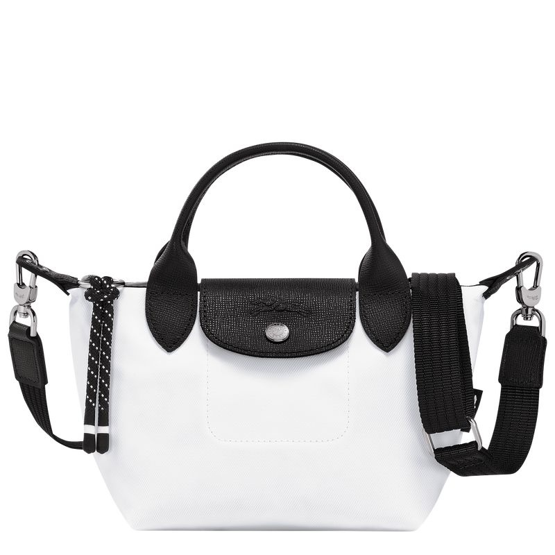 White Women\'s Longchamp Le Pliage Energy XS Handbag | 7895-RILMS