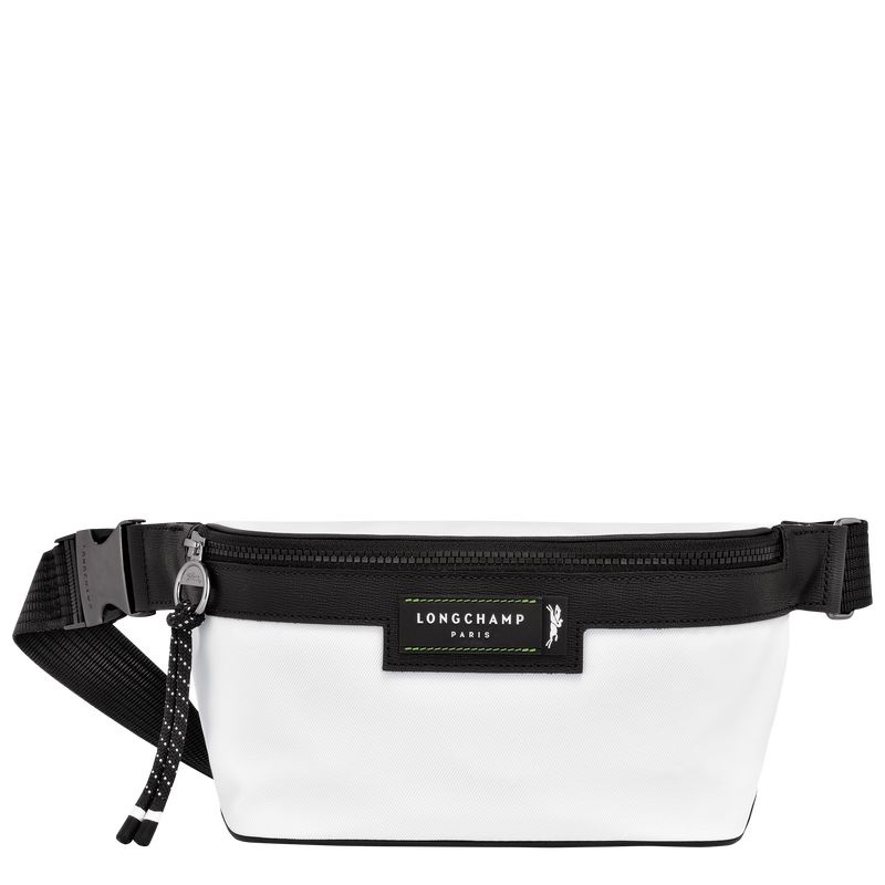 White Women\'s Longchamp Le Pliage Energy M Belt Bags | 7548-OBYDT