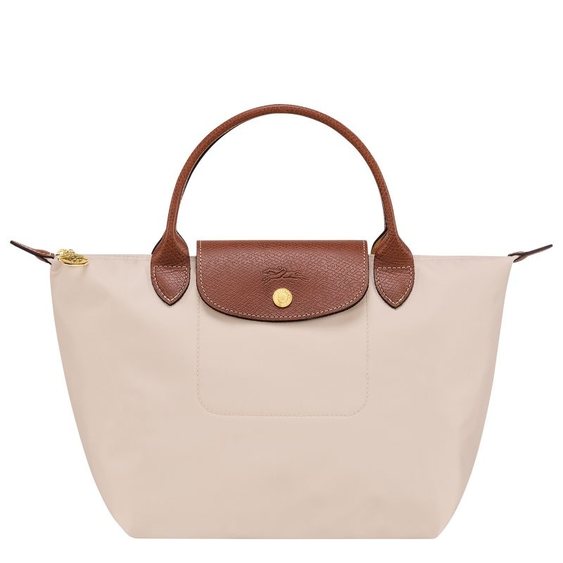 White Women\'s Longchamp Le Pliage Original S Handbag | 0697-WLZMS