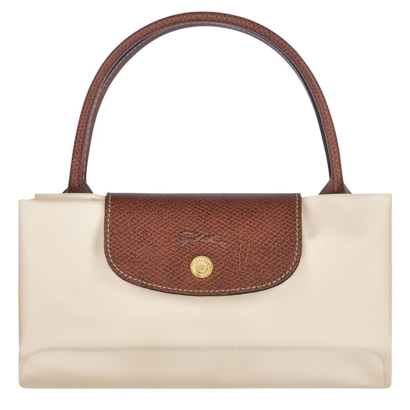 White Women's Longchamp Le Pliage Original M Handbag | 6123-PELCO