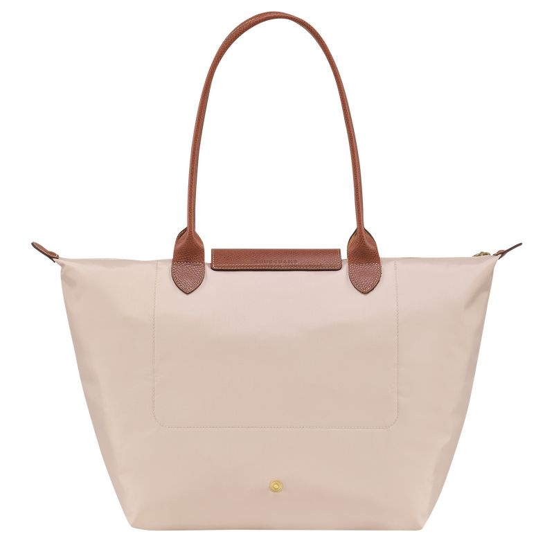 White Women's Longchamp Le Pliage Original L Tote Bags | 8315-RINWD