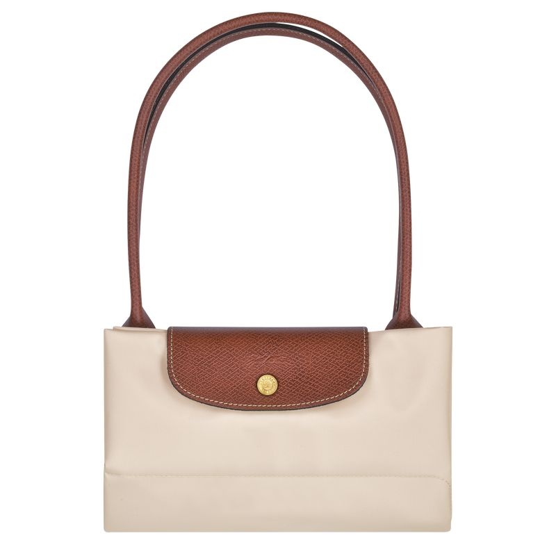 White Women's Longchamp Le Pliage Original L Tote Bags | 8315-RINWD