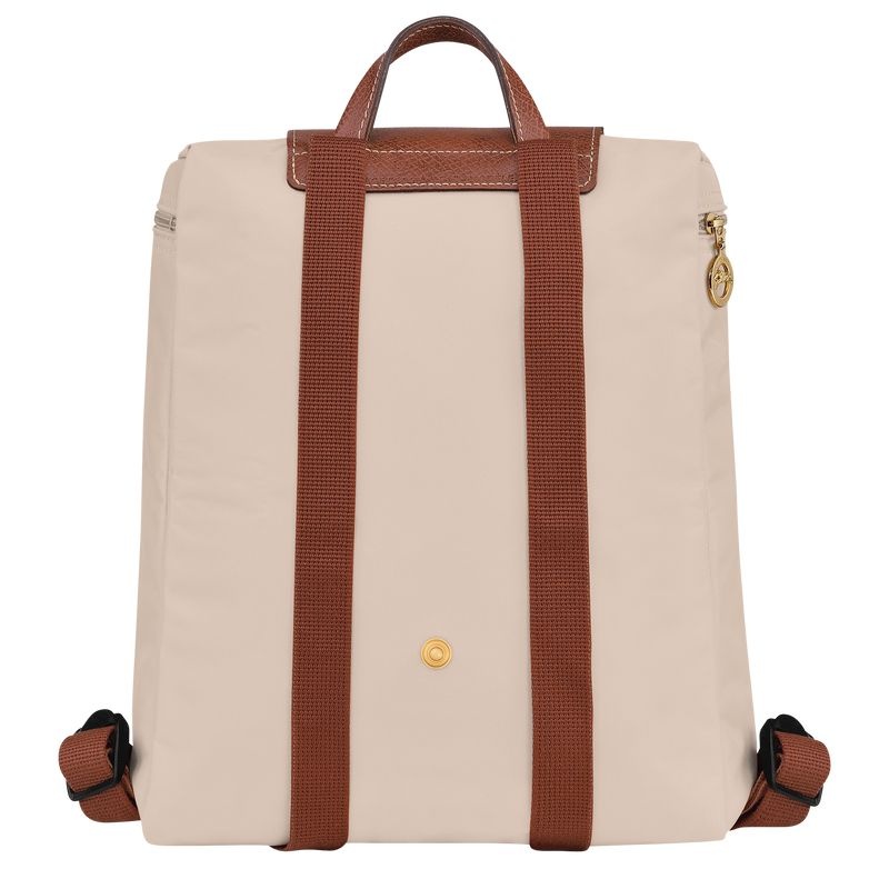 White Women's Longchamp Le Pliage Original M Backpacks | 5641-RQEDN