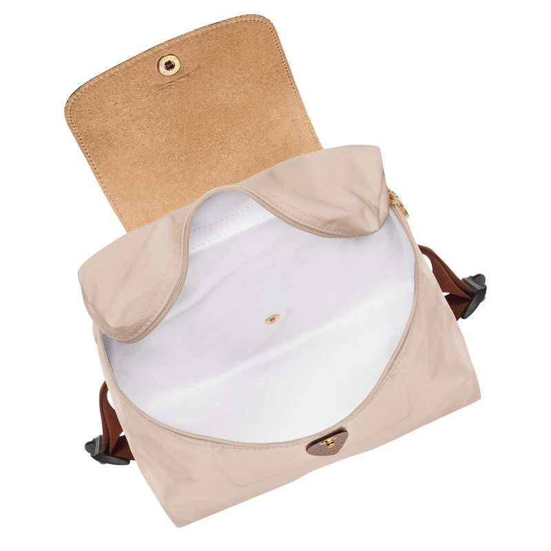 White Women's Longchamp Le Pliage Original M Backpacks | 5641-RQEDN