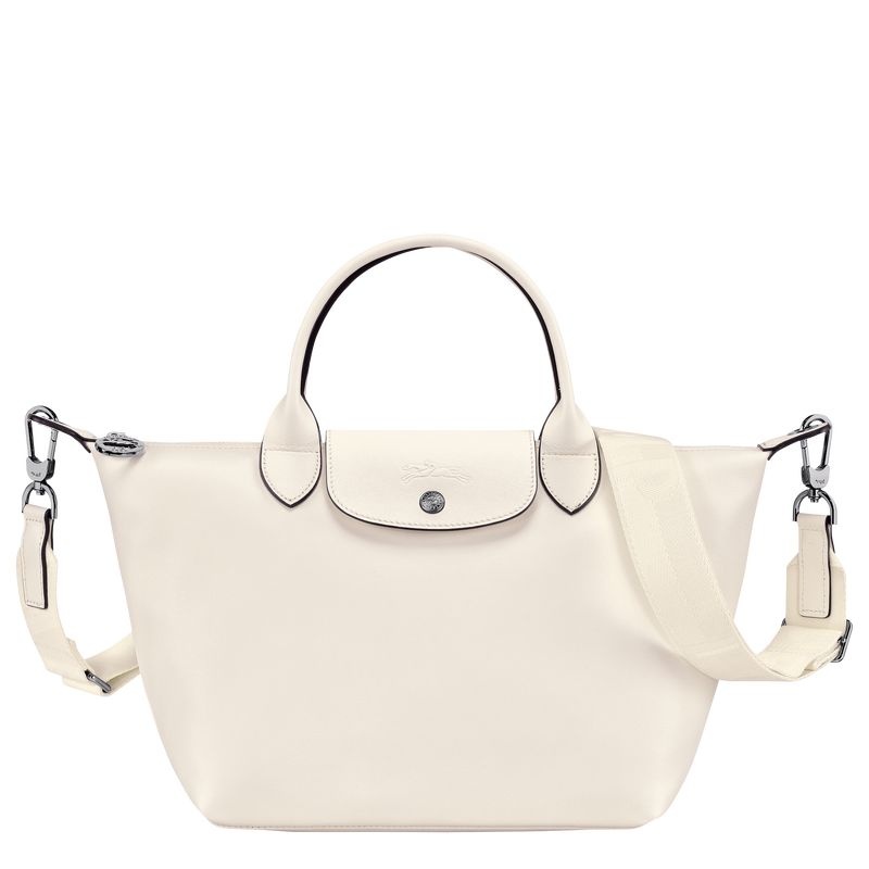 White Women\'s Longchamp Le Pliage Xtra S Handbag | 8405-UVQGW