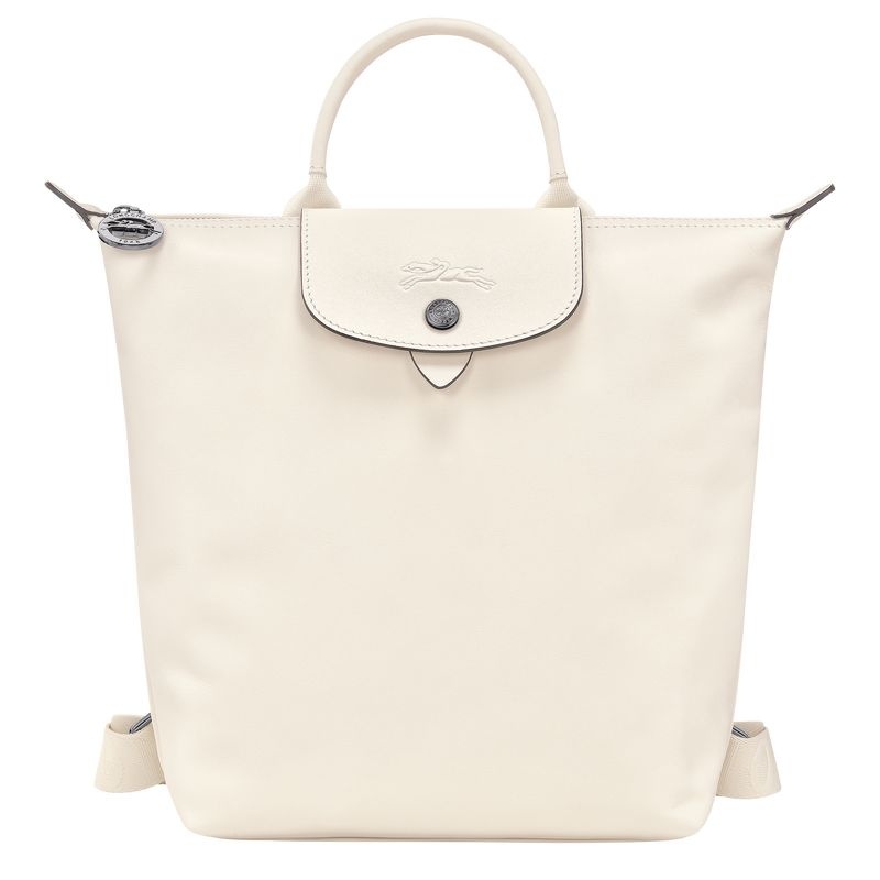 White Women\'s Longchamp Le Pliage Xtra S Backpacks | 2196-QBEYS