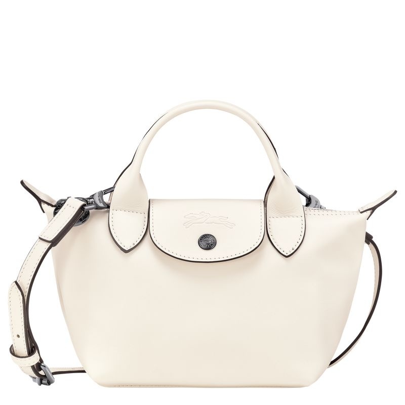 White Women\'s Longchamp Le Pliage Xtra XS Handbag | 1674-RGASM