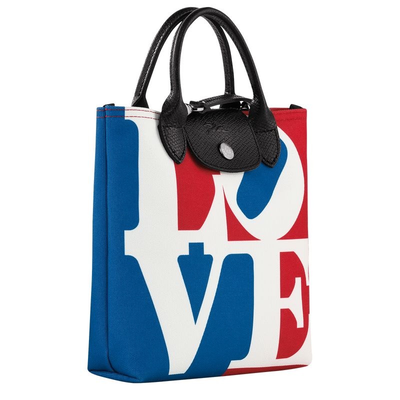 White Women's Longchamp x Robert Indiana XS Crossbody Bags | 7132-HBGTF