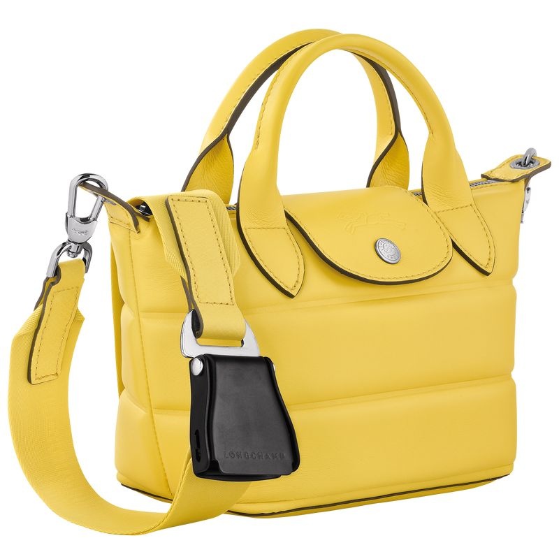 Yellow Women's Longchamp Le Pliage Xtra XS Handbag | 1049-EBDHN