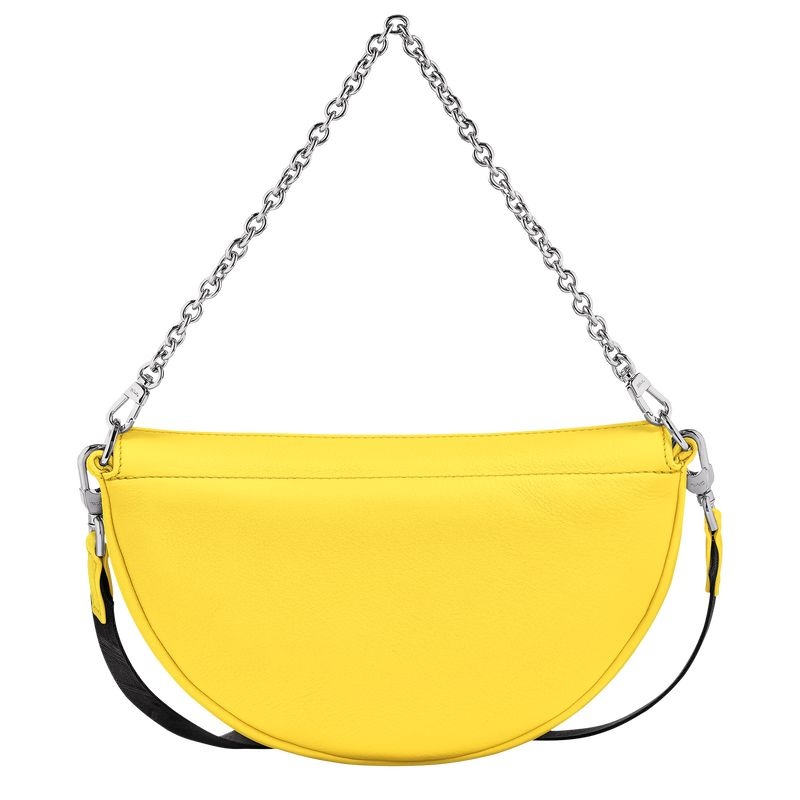 Yellow Women's Longchamp Smile S Shoulder Bags | 9853-WJMPI