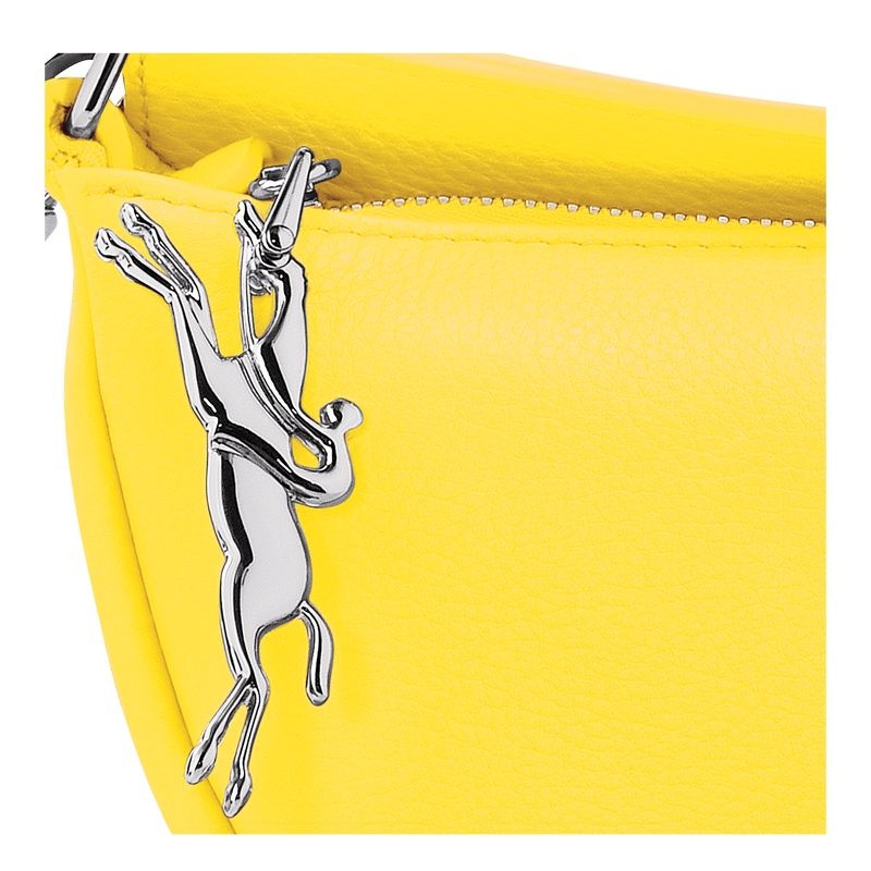 Yellow Women's Longchamp Smile S Shoulder Bags | 9853-WJMPI